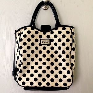 LULU Guinness Polka Dot tote